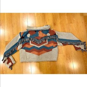 One of a kind jacket handmade by me! Fringe jacket